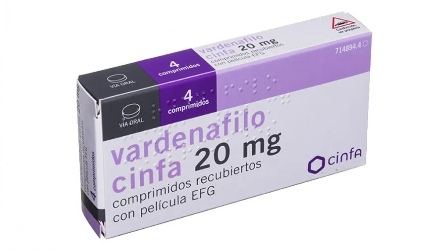 Vardenafil Pensa 20 mg film-coated tablets EFG tablets, film-coated