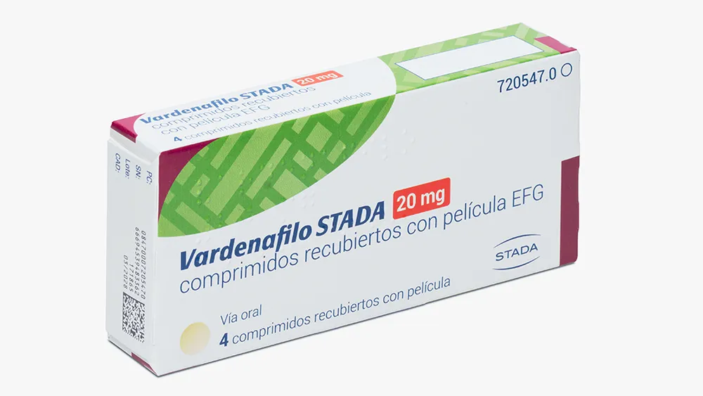 Vardenafilo Stada 20 mg compresse rivestite con film EFG compresse, rivestite con film