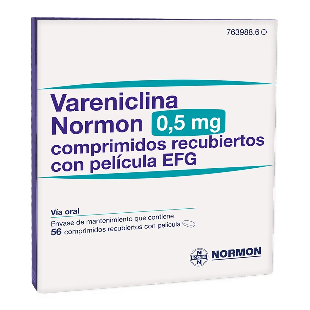 Vareniclina Normon 0,5 mg + 1 mg compresse rivestite con film EFG compresse, rivestite con film