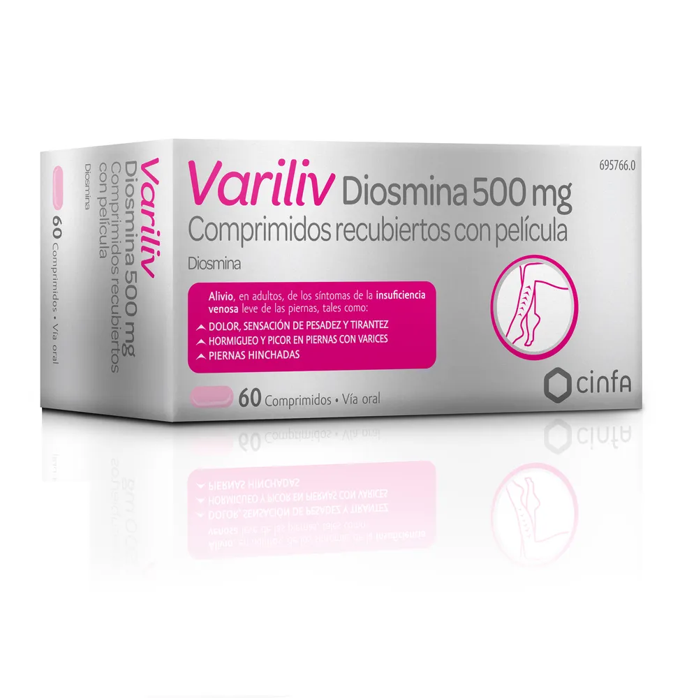 Variliv diosmin 500 mg film-coated tablets tablets, film-coated