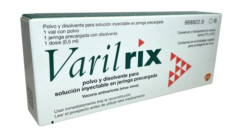 Varilrix powder and solvent for solution for injection in pre-filled syringe powder and solvent for solution for injection in pre-filled syringe