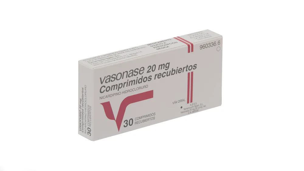 Vasonase 20 mg compresse rivestite compresse, rivestite con film