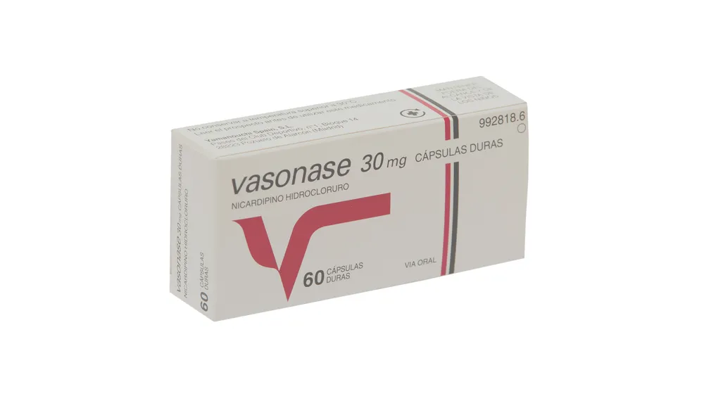 Vasonase 30 mg hard capsules capsules, hard