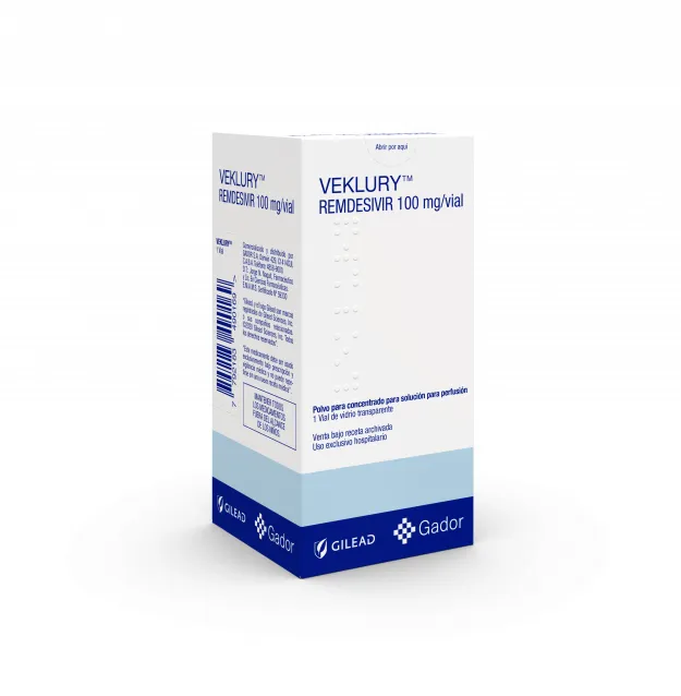 Veklury 100 mg powder for concentrate for solution for infusion powder for concentrate for solution for infusion