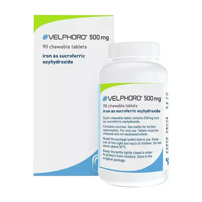 Velphoro 500 mg chewable tablets tablets, chewable