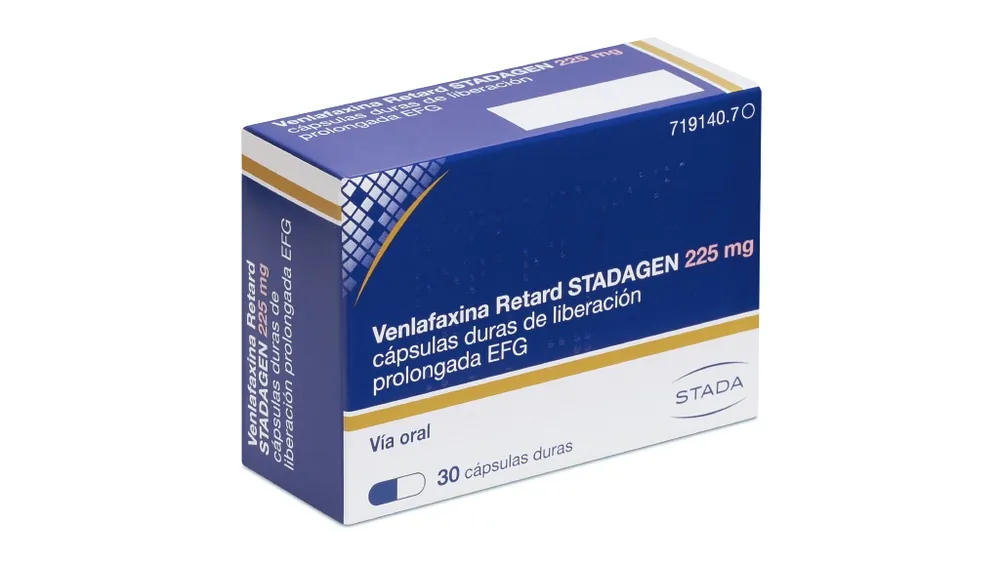 Venlafaxine Bluefish 225 mg prolonged-release hard capsules EFG capsules, hard, prolonged release