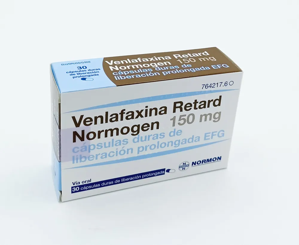 Venlafaxina a rilascio prolungato Normogen 150 mg capsule rigide EFG capsula, rigida a rilascio prolungato