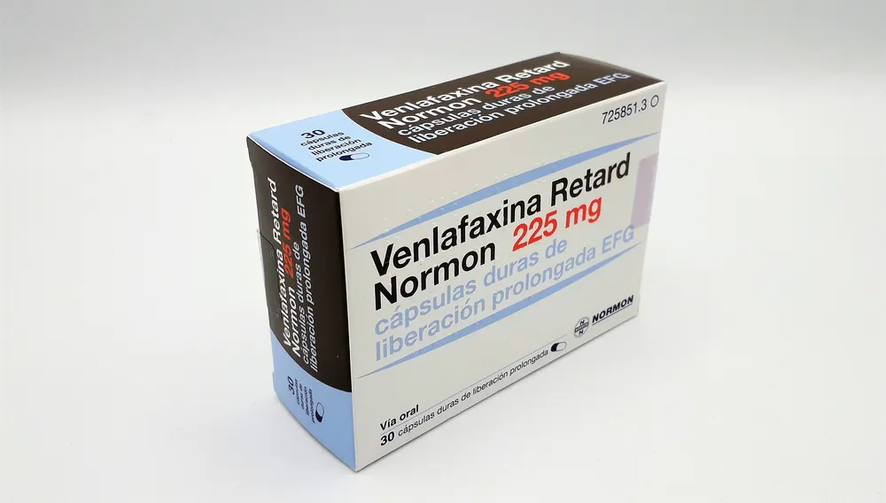 Venlafaxina retard Normon 225 mg capsule rigide a rilascio prolungato EFG capsula, rigida a rilascio prolungato