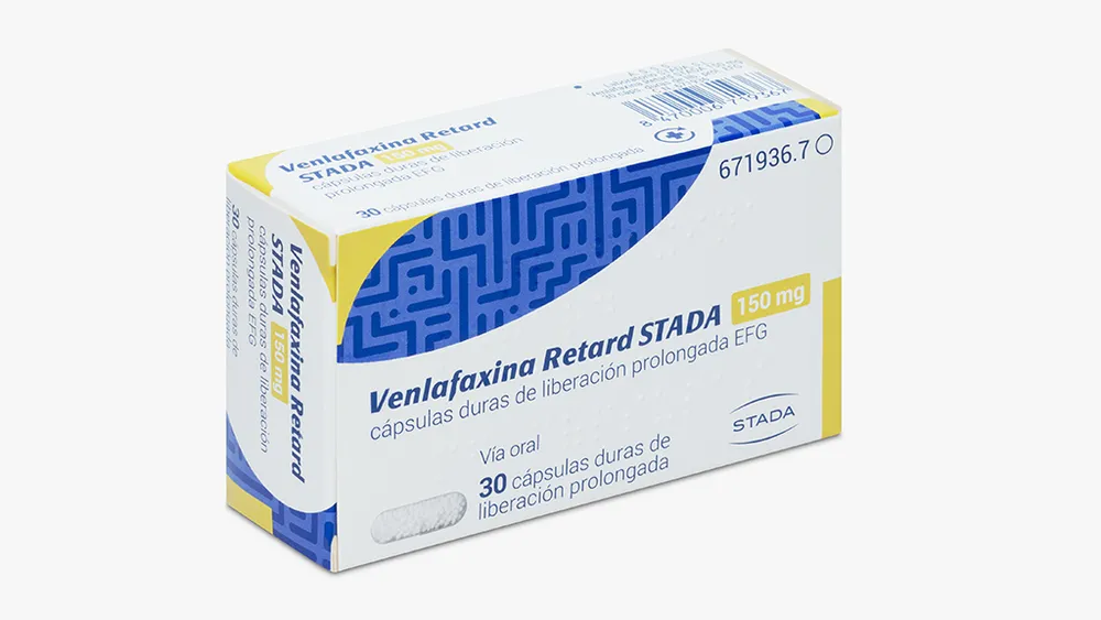 Venlafaxina retard Stada 150 mg capsule rigide a rilascio prolungato EFG capsula, rigida a rilascio prolungato