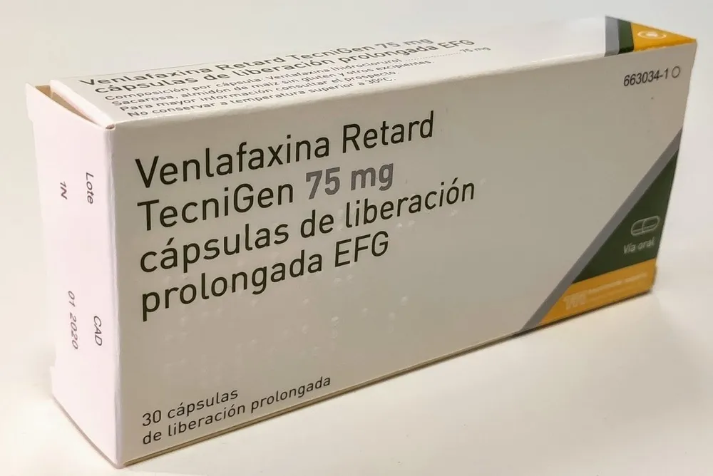 Venlapiene Retard 75 mg capsule rigide a rilascio prolungato EFG capsula, rigida a rilascio prolungato