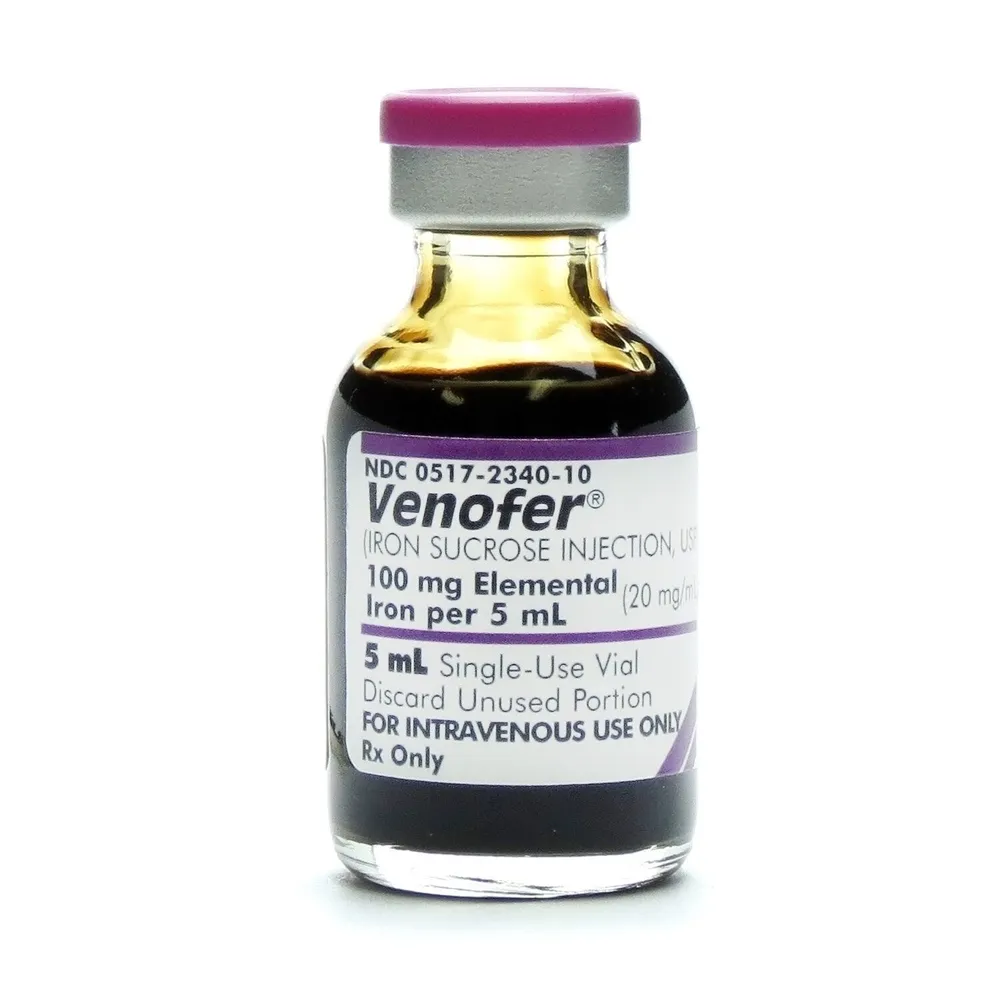 Venofeer 20 mg/ml injection solution or concentrate for infusion solution solution for injection and for infusion