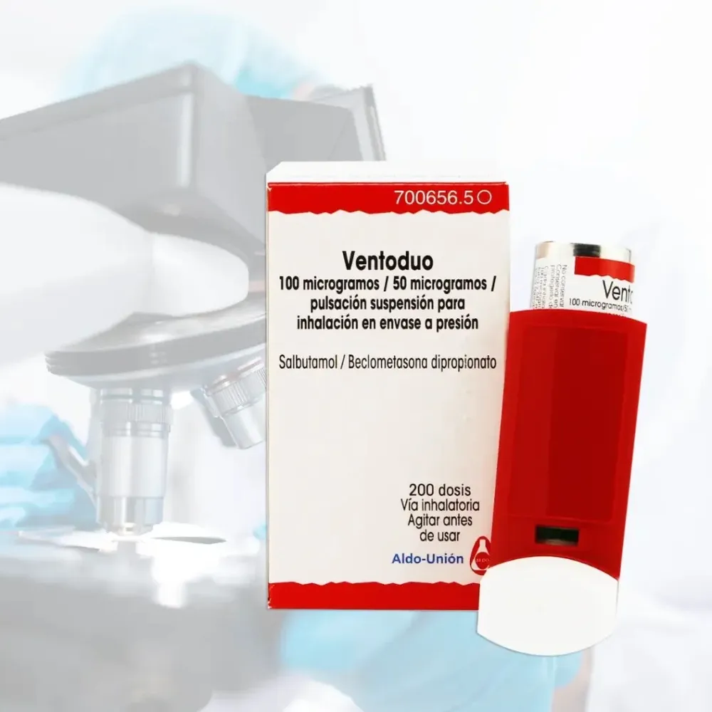 Ventoduo 100 microgrammi/50 microgrammi/erogazione sospensione per inalazione in contenitore sotto pressione sospensione, per inalazione in contenitore sotto pressione