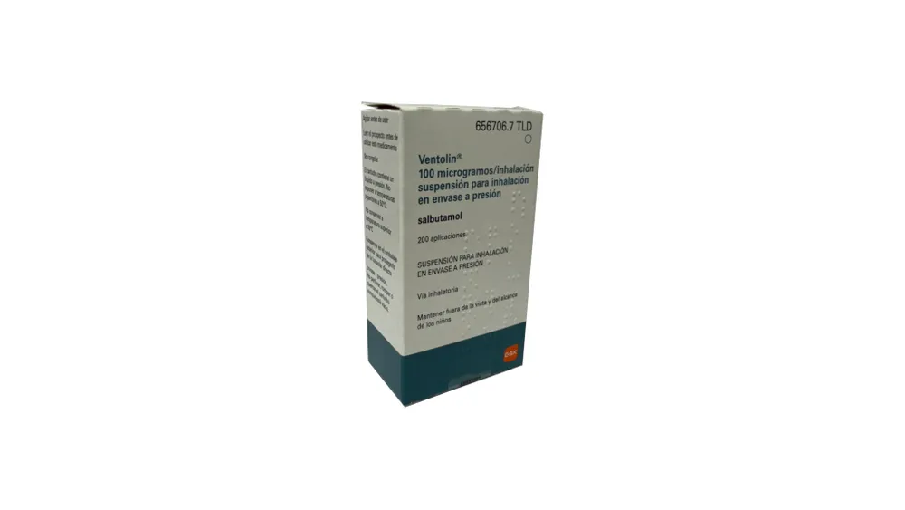 Ventolin 100 micrograms/inhalation suspension for inhalation in pressurized container suspension for inhalation in pressurized container
