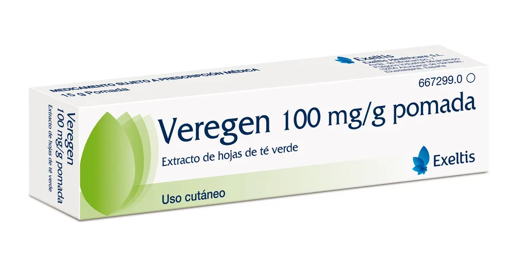 Veregen 100 mg/g pomata unguento