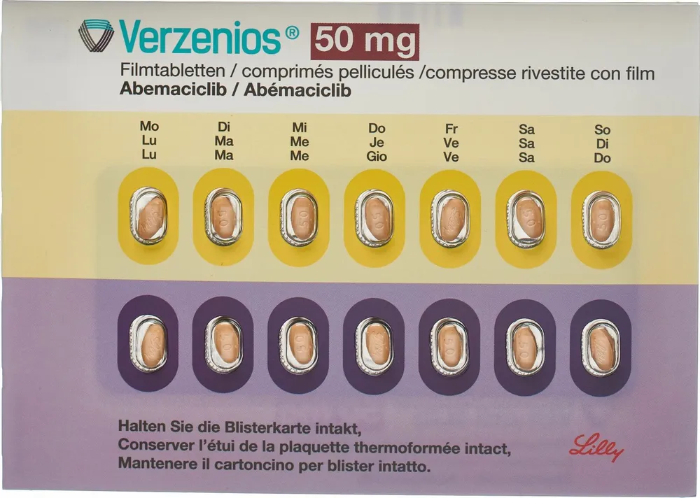 Verzenios 50 mg compresse rivestite con film compresse, rivestite con film