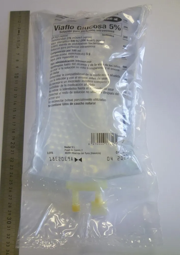Viaflex Glucose Baxter 50% solution for infusion solution for infusion