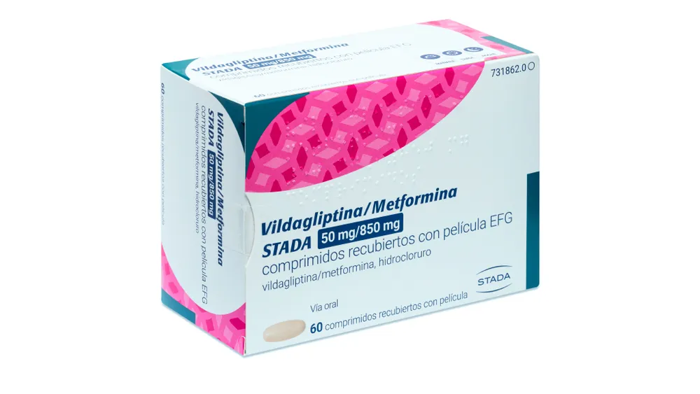 Vildagliptin/metformin Aurovitas 50 mg/850 mg film-coated tablets EFG tablets, film-coated