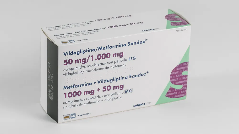 Vildagliptin/metformin Combix 50 mg/1000 mg film-coated tablets EFG tablets, film-coated