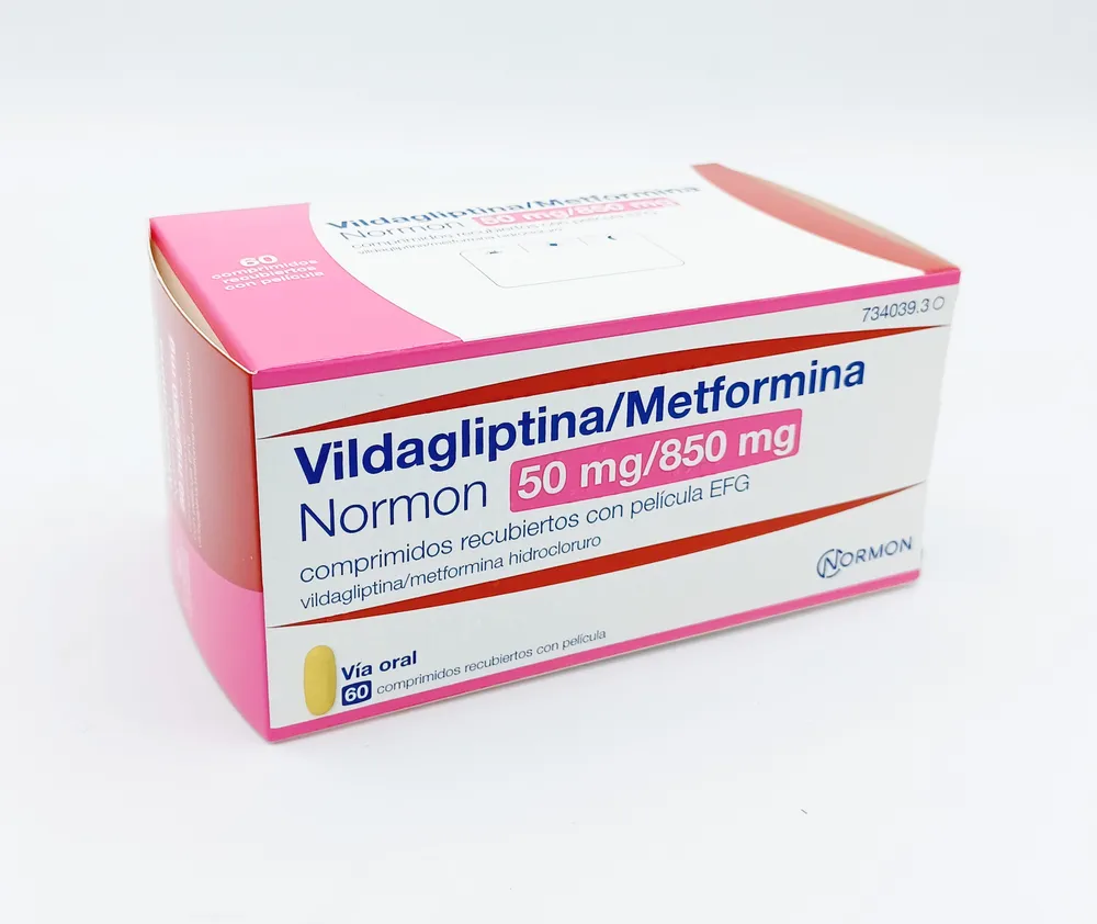 Vildagliptina/metformina Normon 50 mg/850 mg compresse rivestite con film EFG compresse, rivestite con film
