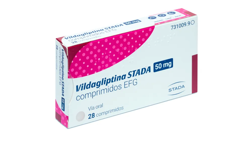 Вилдаглиптин Стада 50 мг таблетки ЕФГ таблетки