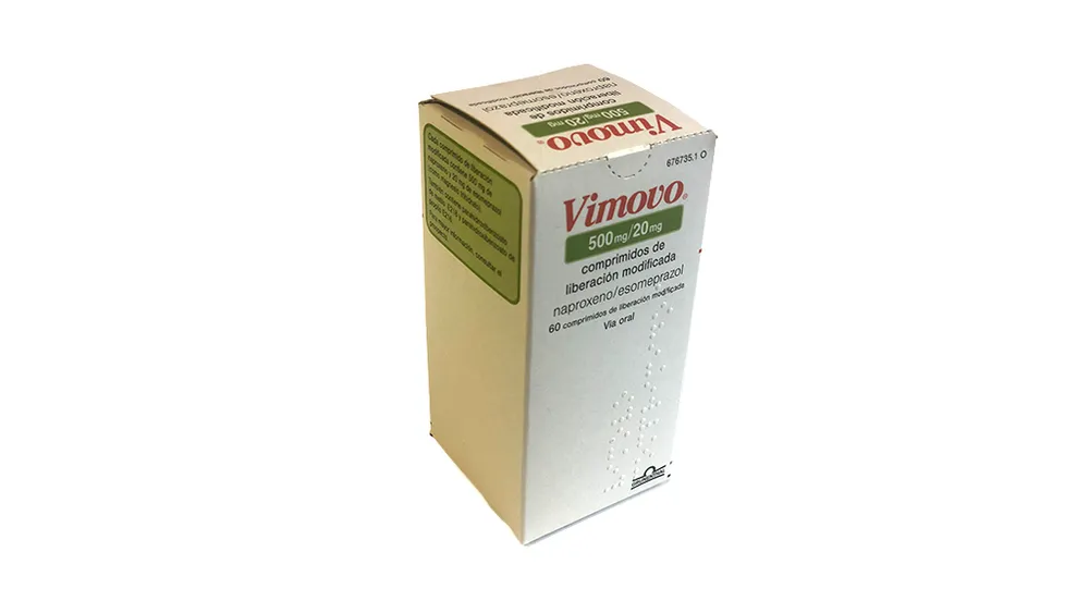 Vimovo 500 mg/20 mg modified-release tablets tablets, modified release