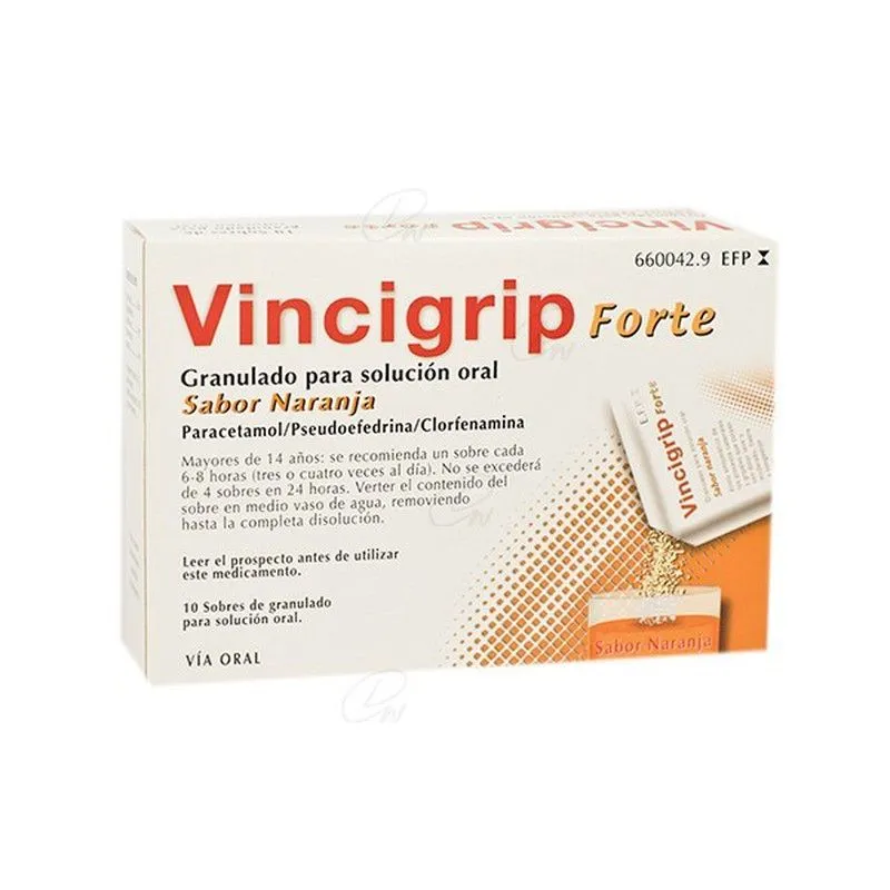 Vincigrip Forte granules for oral solution orange-flavored powder for oral solution