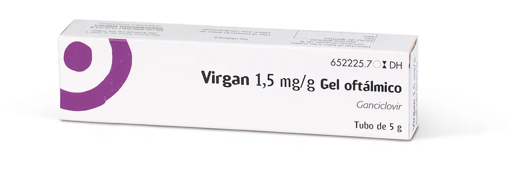 Virgan 1,5 mg/g gel oftalmico gel, oftalmico