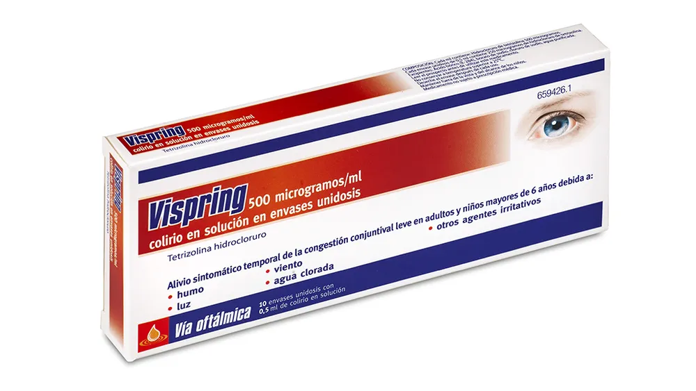 Vispring 500 microgrammi/ml collirio in soluzione in contenitore monodose soluzione, oculare