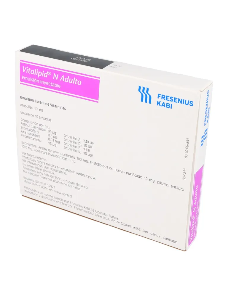 Vitalipid Adulti soluzione per infusione, concentrato per preparazione di