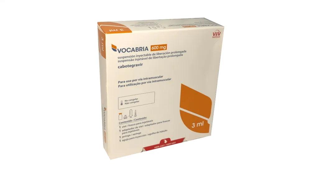 Vocabria 600 mg prolonged-release injectable suspension suspension for injection, prolonged release