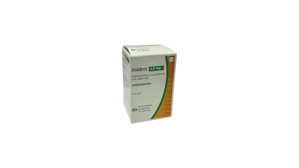 Volibris 2,5 mg compresse rivestite con film compresse, rivestite con film