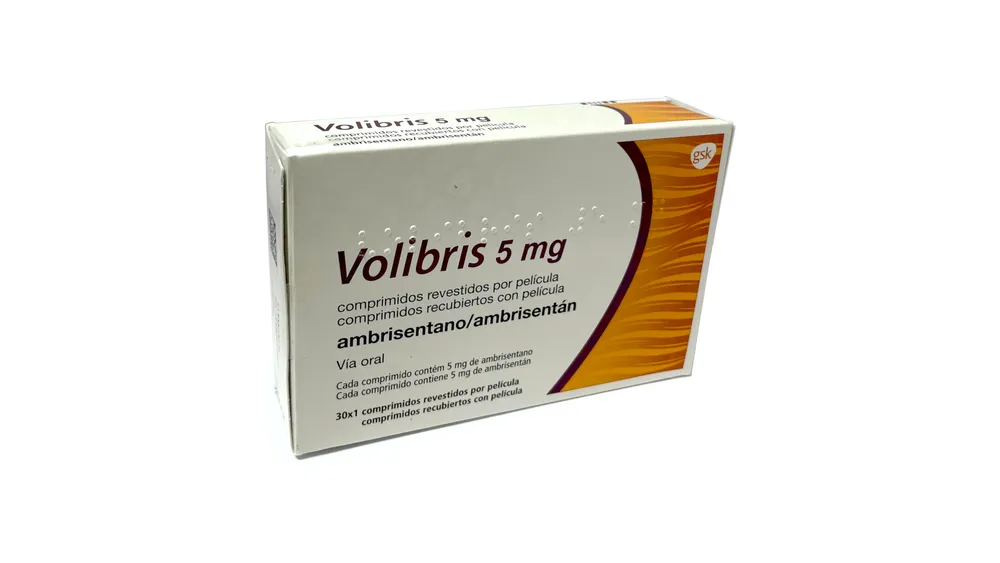 Volibris 5 mg film-coated tablets tablets, film-coated