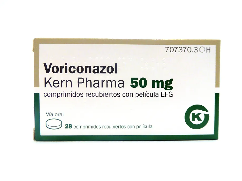 Voriconazole Kern Pharma 50 mg film-coated tablets EFG tablets, film-coated