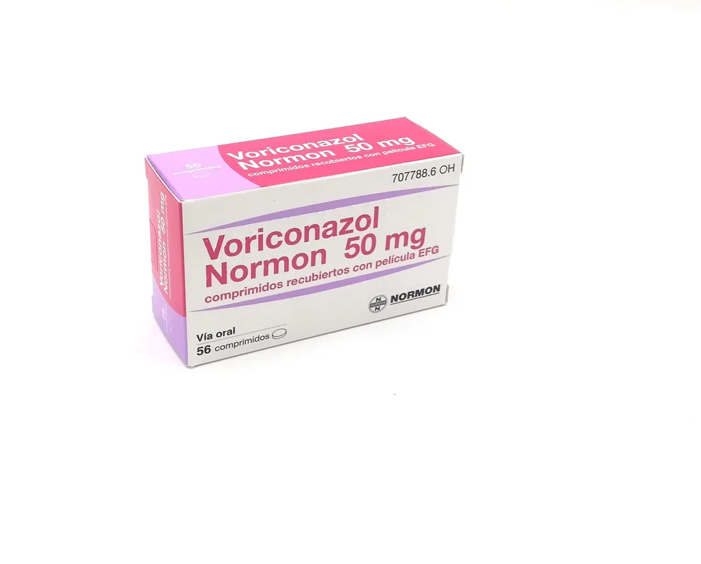 Voriconazole Normon 50 mg film-coated tablets EFG tablets, film-coated