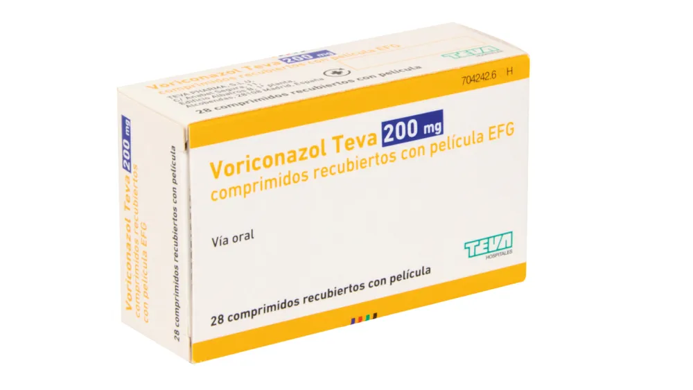 Voriconazole Teva 200 mg film-coated tablets EFG tablets, film-coated