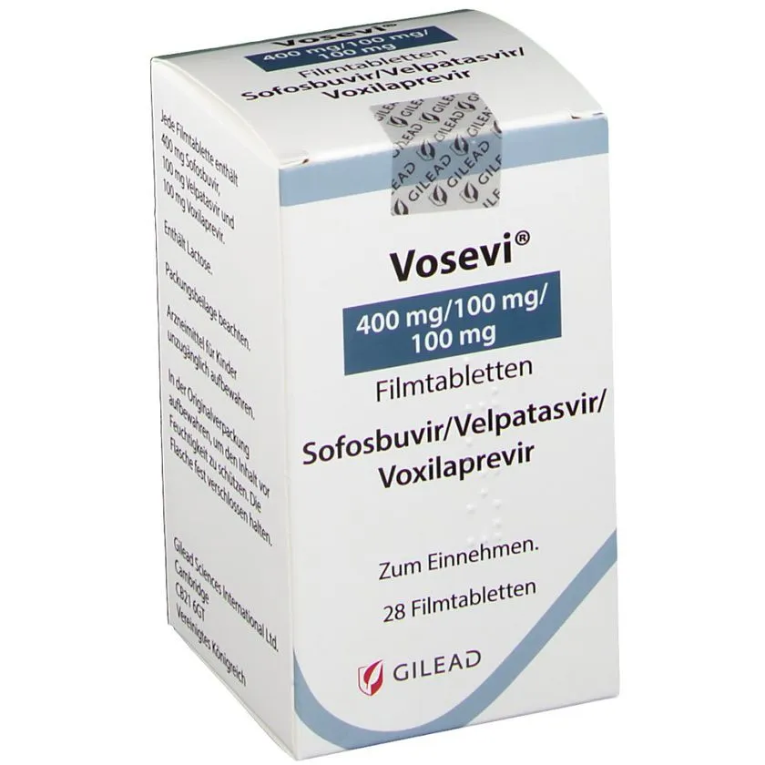 Vosevi 400 mg/100 mg/100 mg film-coated tablets tablets, film-coated