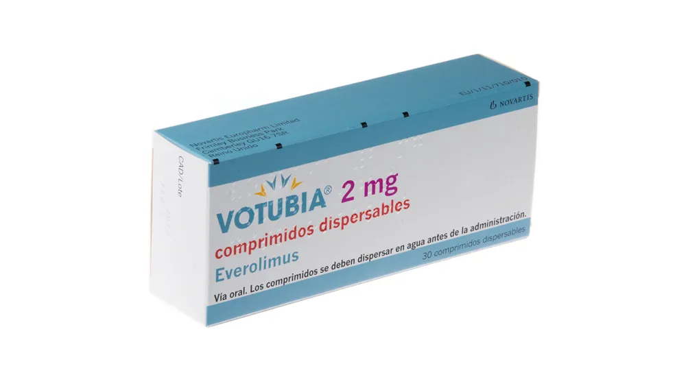 Votubia 2 mg dispersible tablets tablets, dispersible