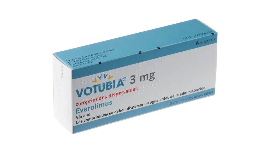 Votubia 3 mg dispersible tablets tablets, dispersible