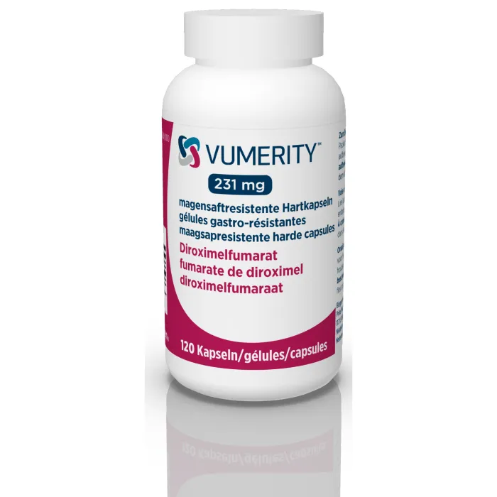 Vumerity 231 mg gastro-resistant hard capsules capsules, hard, enteric-coated