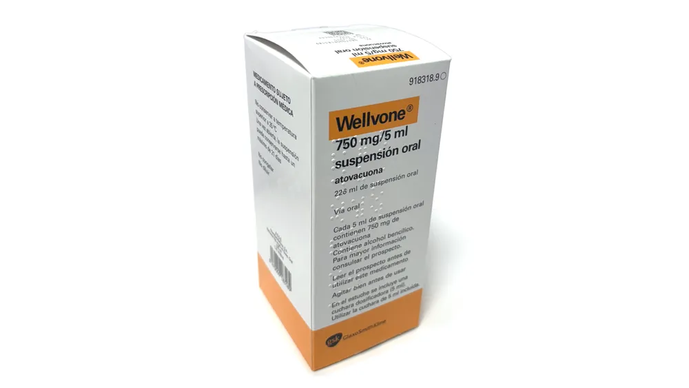 Wellvone 750 mg/5 ml oral suspension suspension, oral