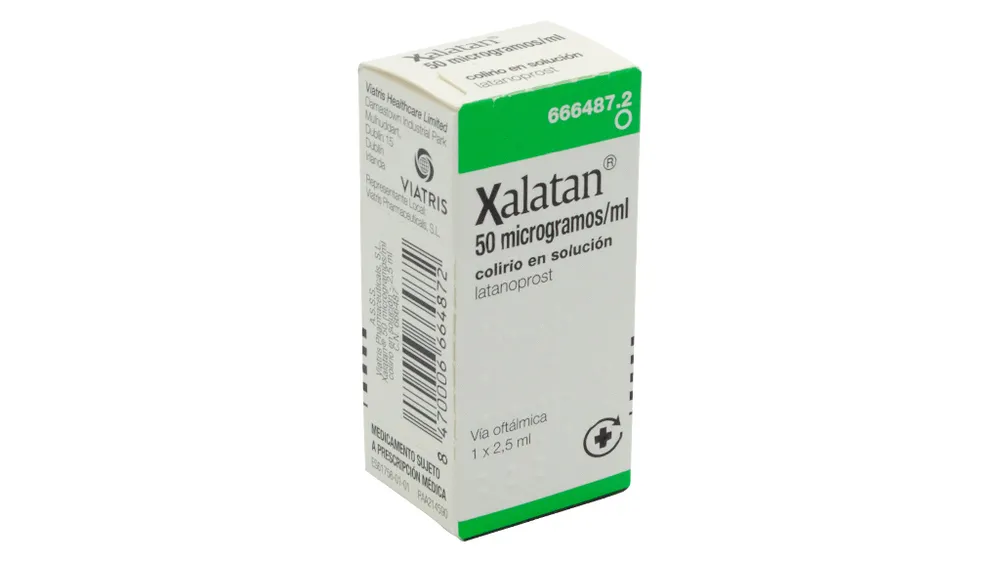 Xalatan 50 micrograms/ml eye drops solution solution, ophthalmic