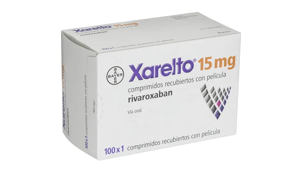 Xarelto 15 mg film-coated tablets (100 tablets) tablets, film-coated