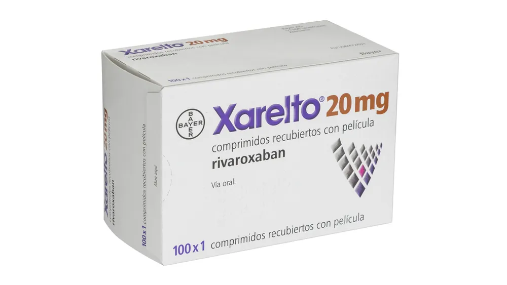 Xarelto 20 mg film-coated tablets (100 tablets) tablets, film-coated