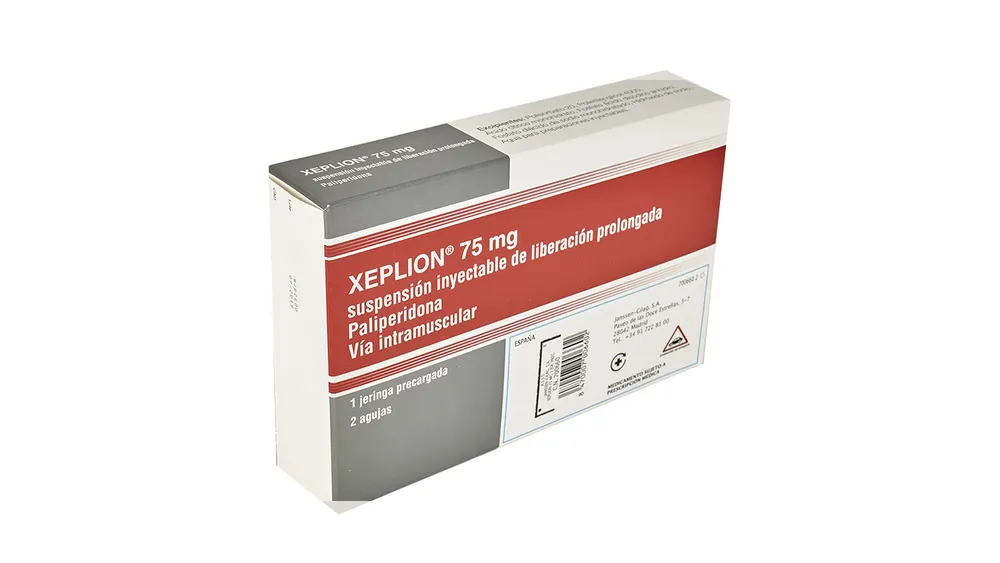 Xeplion 75 mg prolonged-release injectable suspension suspension for injection, in pre-filled syringe