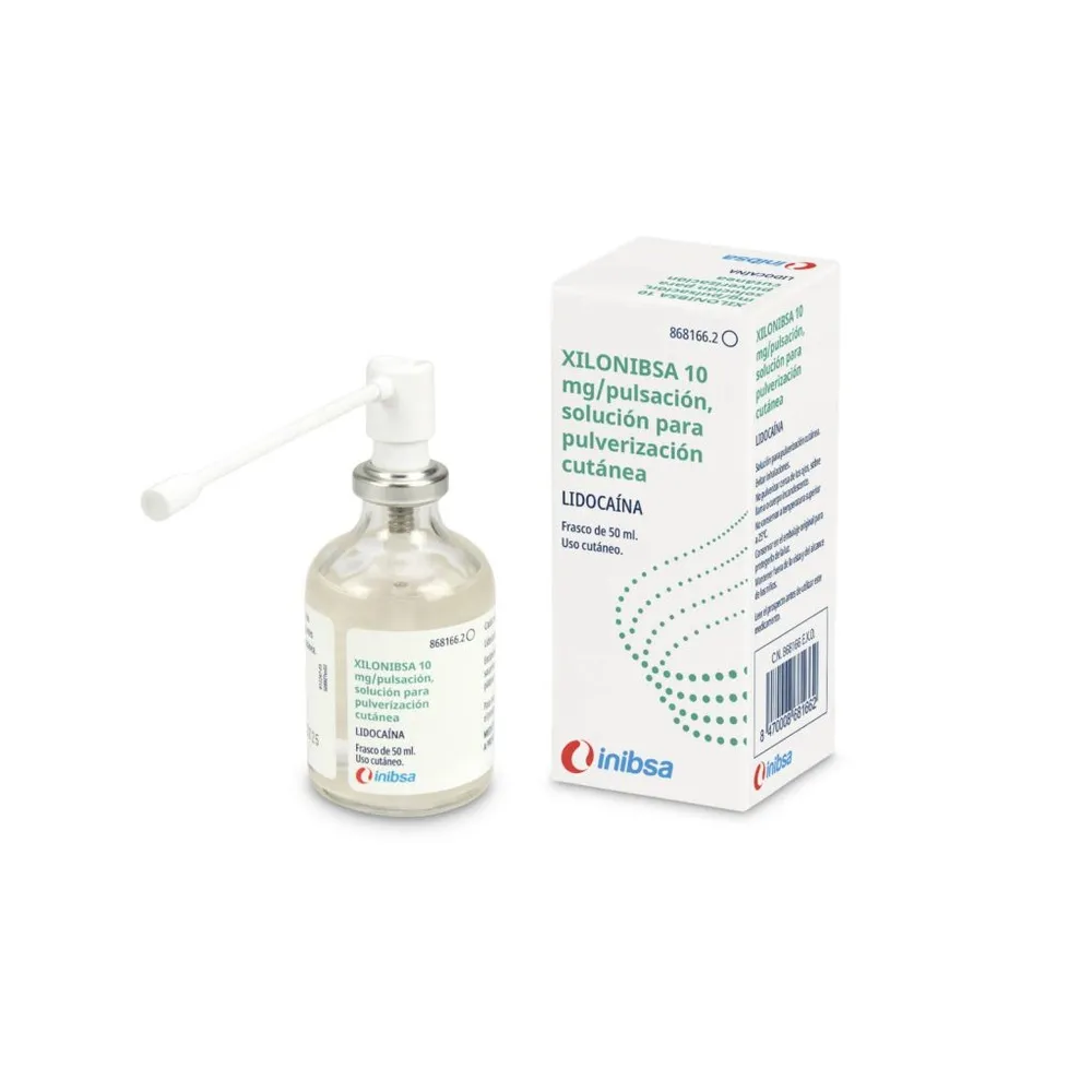 Xilonibsa 10 mg/puff, solution for cutaneous spray solution for cutaneous spray