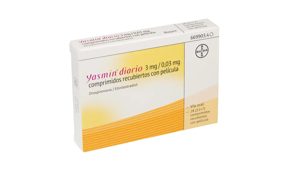 Yasmin Diario 3 mg / 0.03 mg film-coated tablets tablets, film-coated
