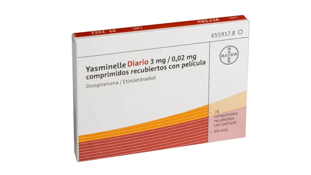 Yasminelle Diario 3 mg / 0,02 mg compresse rivestite con film compresse, rivestite con film