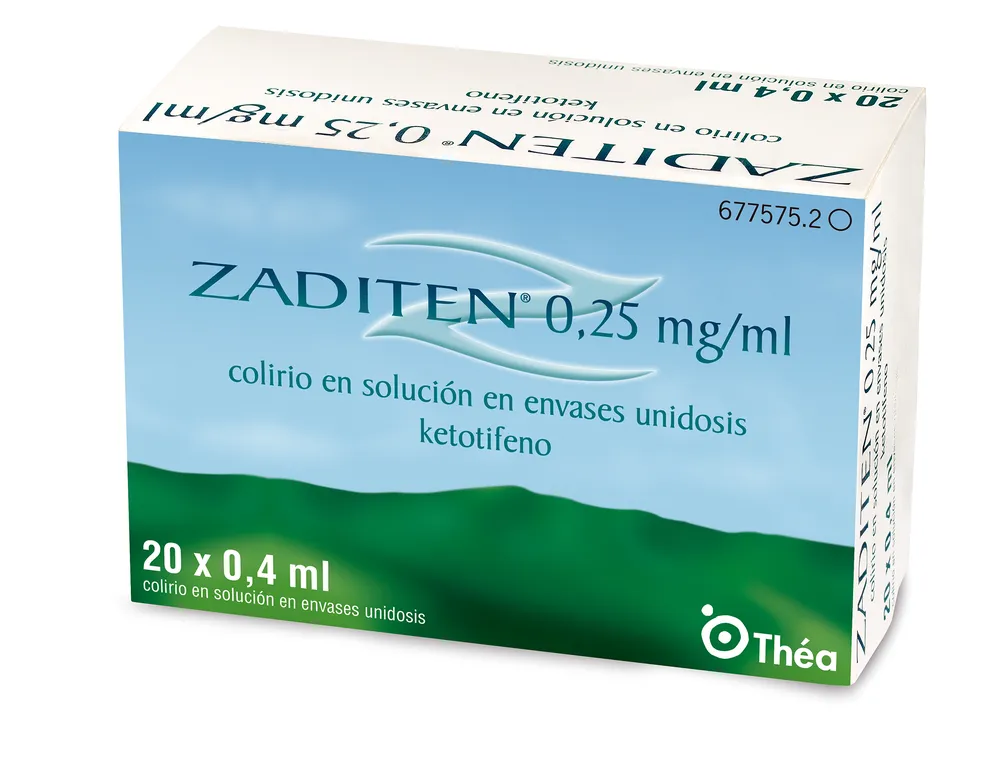 ZADITEN 0,25 mg/ml COLIRIO EN SOLUCION COLIRIO EN SOLUCIÓN