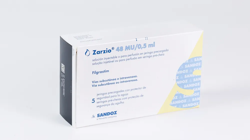 Zarzio 48 MU/0.5 ml solution for injection or for infusion in pre-filled syringe solution for injection and infusion in pre-filled syringe