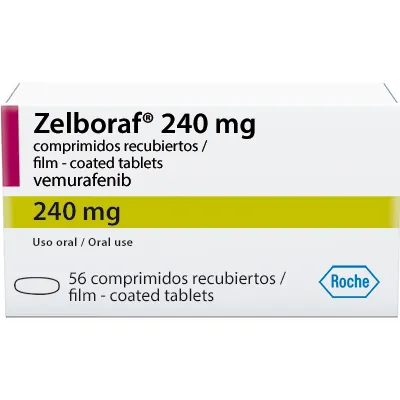 ZELBORAF 240 mg COMPRIMIDOS RECUBIERTOS CON PELICULA COMPRIMIDO RECUBIERTO CON PELÍCULA